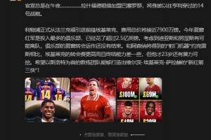 开云下载网址-詹俊:和约克雷斯比埃基蒂克转会费更高且终结差,但还有潜力可挖