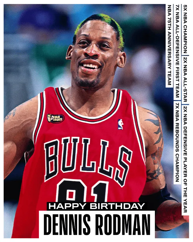 开云官网-NBA官方：让我们一起祝愿罗德曼65岁生日快乐